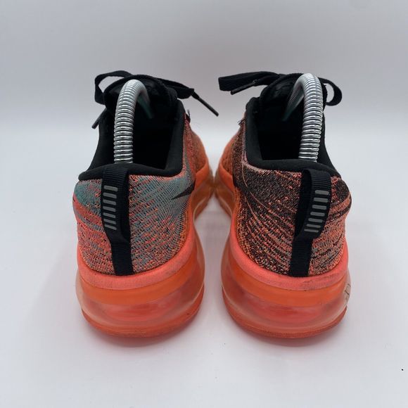 Nike Flyknit Air Max Trainers Running Shoes Hyperpunch Orange 620659601 UK4/37.5 - Picture 8 of 13